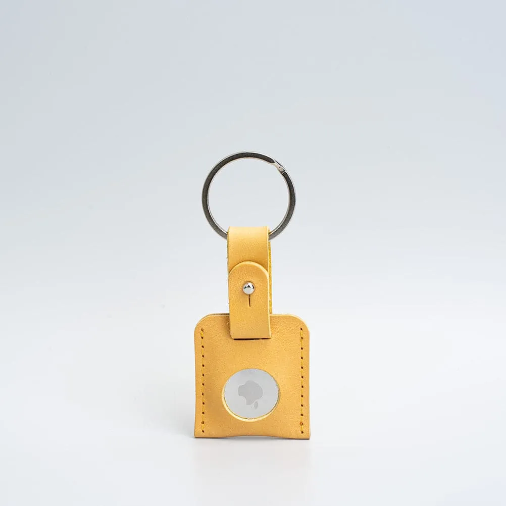 Leather AirTag Keyring