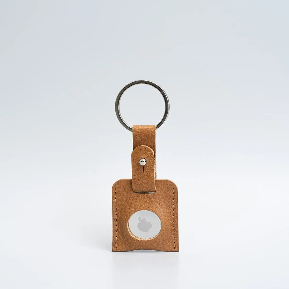 Leather AirTag Keyring