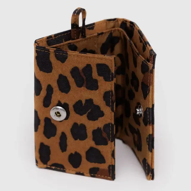 Leopard Snap Wallet