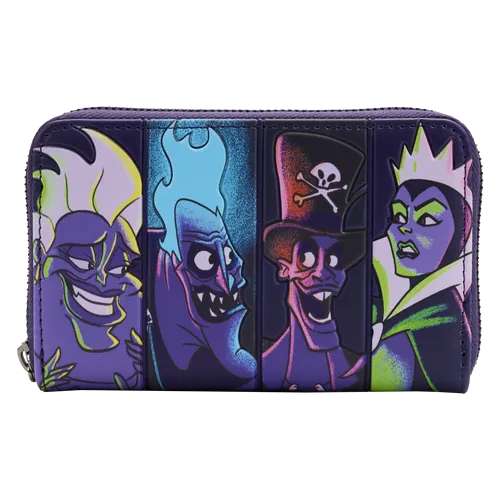 LF Disney Villains In The Dark ZipAround Wallet
