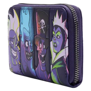 LF Disney Villains In The Dark ZipAround Wallet