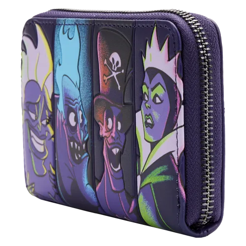 LF Disney Villains In The Dark ZipAround Wallet