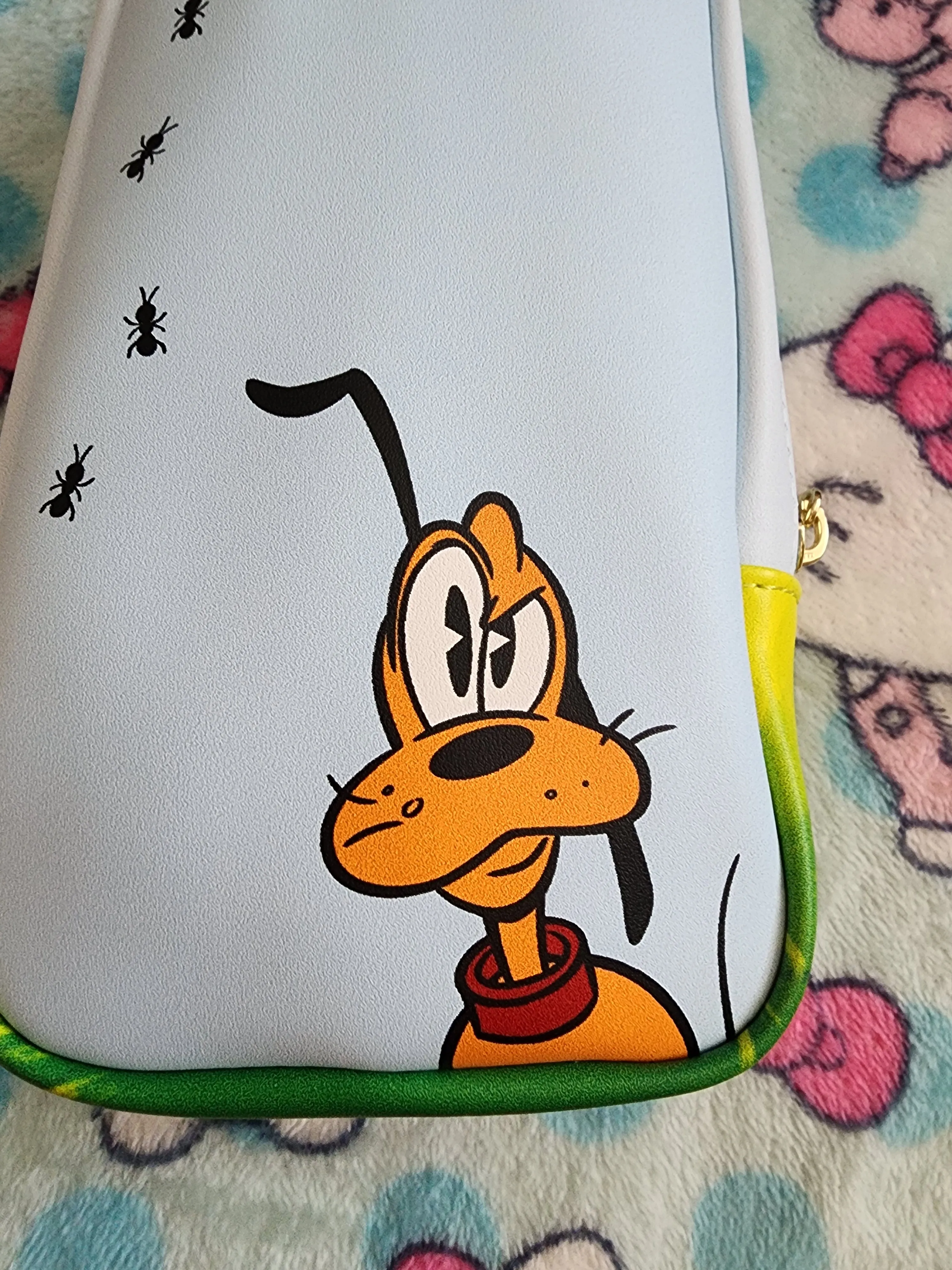 Loungefly Disney Mickey and Minnie Mouse Picnic Mini Backpack Pencil Case Bag