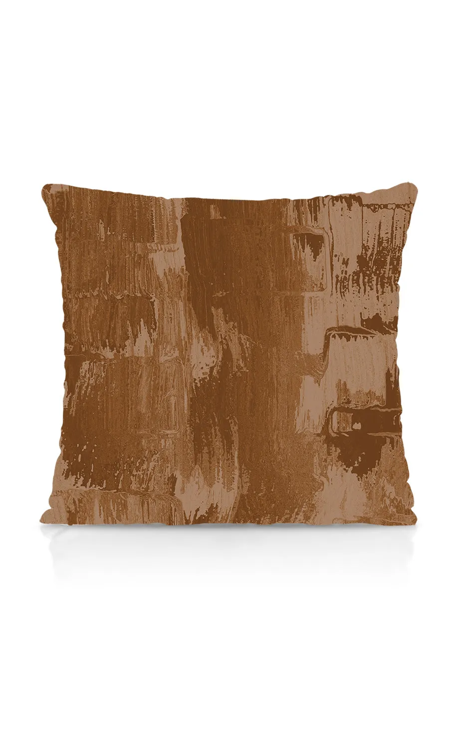 'Lucent Brass' Room Darkening Striped Bespoke Roman Shades (Brown)