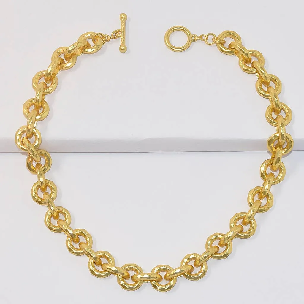 Luxurious link collar chain necklace