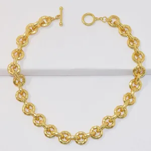 Luxurious link collar chain necklace