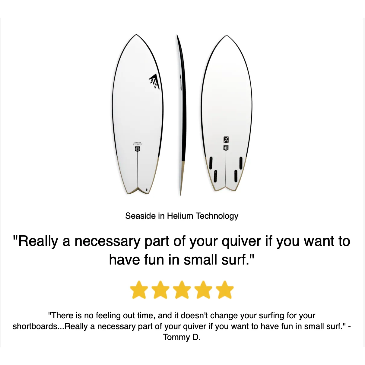 Machado Seaside 5'7 - Helium Black - Futures