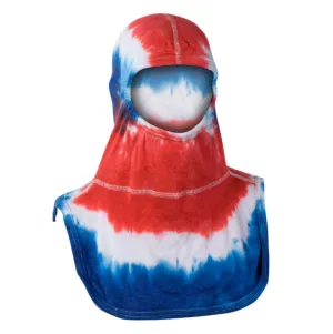 Majestic Fire Apparel Tie-Dye Red White & Blue Hood