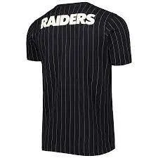 Majestic - Las Vegas Raiders Stripe Ringer Tee