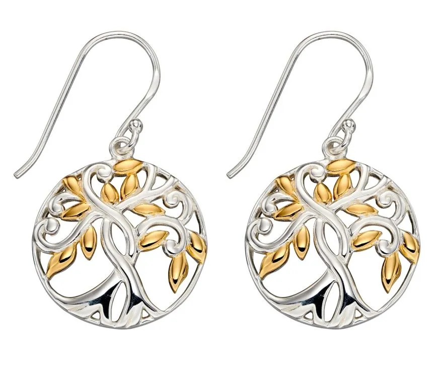 Majestic Tree of life Drop Earrings