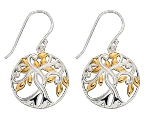 Majestic Tree of life Drop Earrings