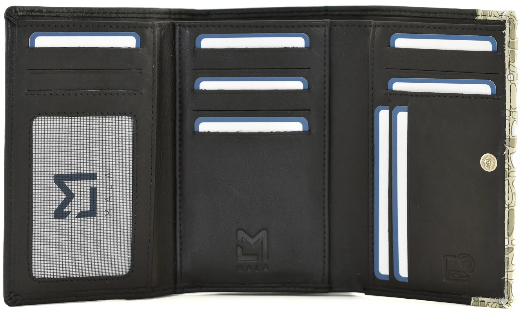 Mala Leather Bella Collection Leather Purse RFID Blocking 3639_33