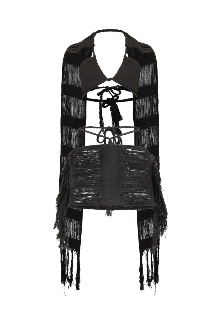 Mala Mini Skirt   Akna Duster Top