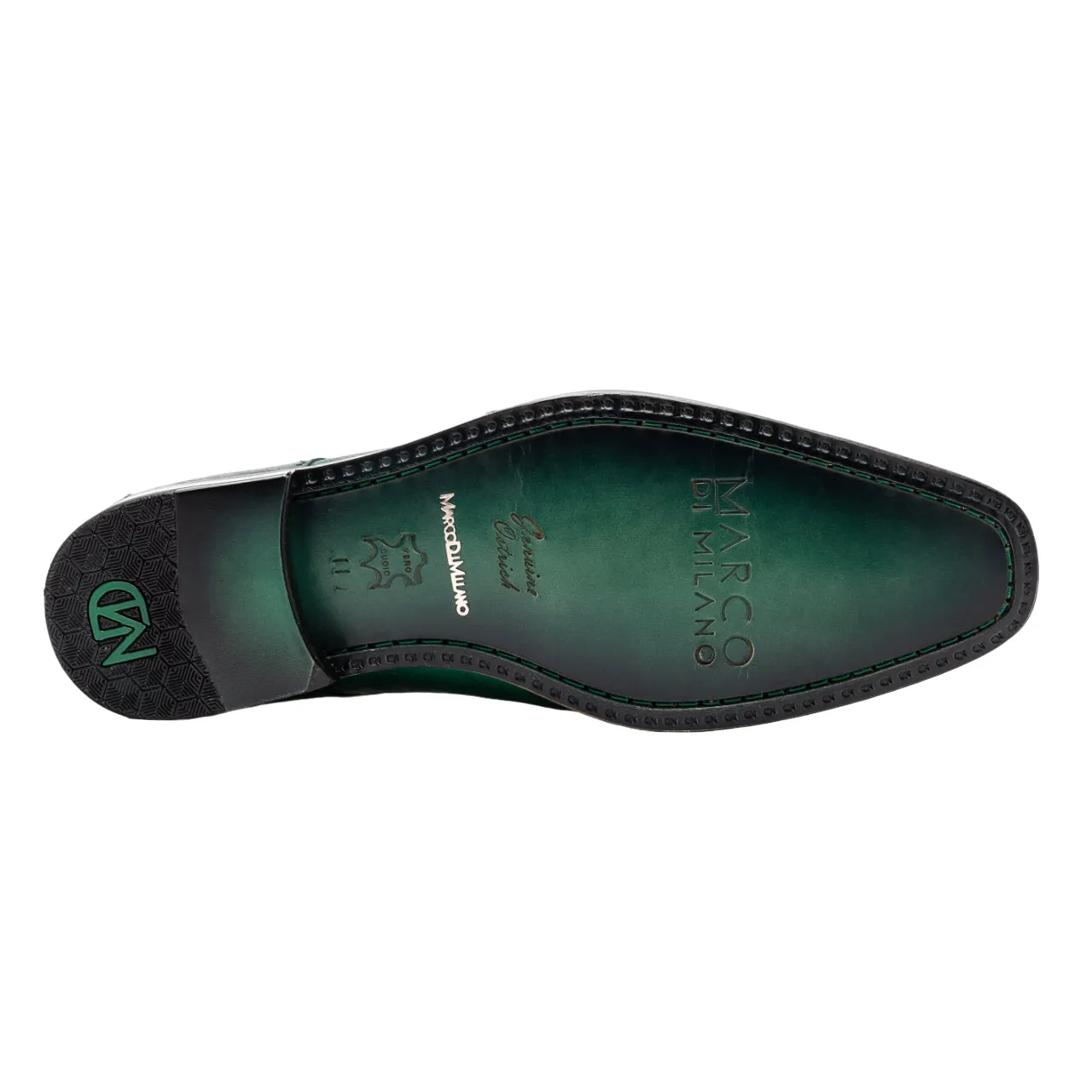 Marco Di Milano Andretti Ostrich Leg Green Lemon