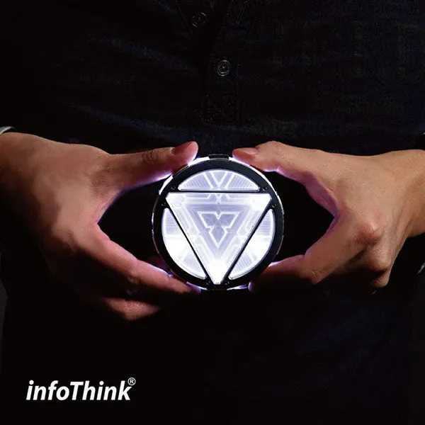 Marvel Avengers Ironman Arc Reactor USB Power Bank 5000mAh with Hub