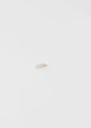Medium Form Oval Single Earring
