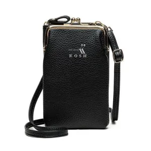 Mini PU Leather Crossbody Bag