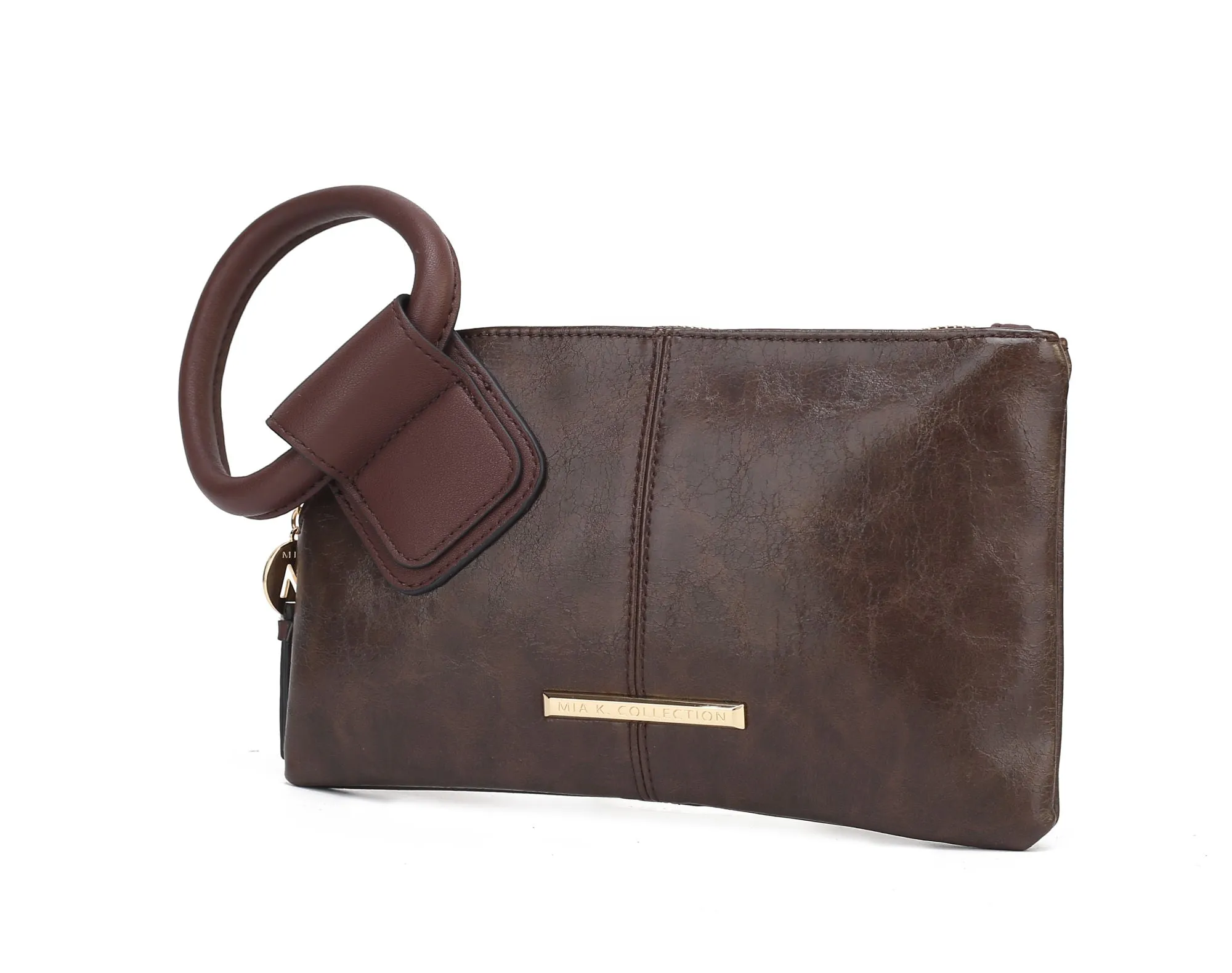 MKF Collection Simone Clutch/Wristlet Handbag Vegan Leather Women by Mia k