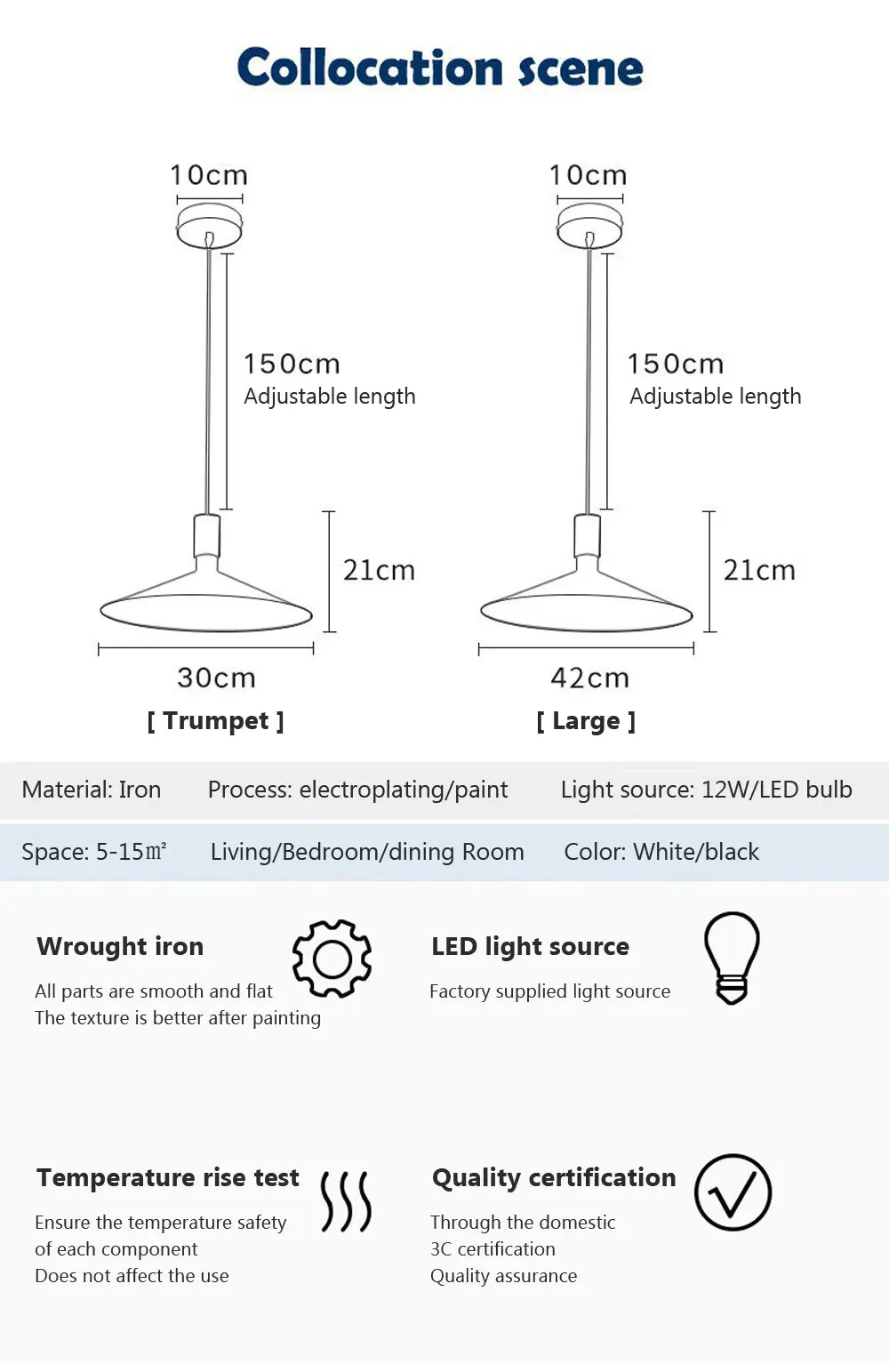 Modern Nordic Stylish Lustre Pendant Light
