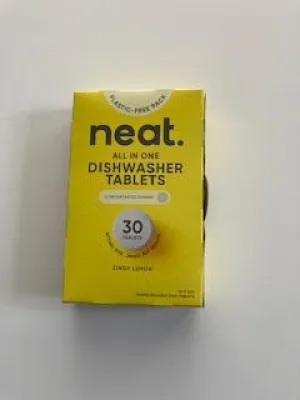 Neat All In One Dishwasher Tablets - Lemon 30 x 14g