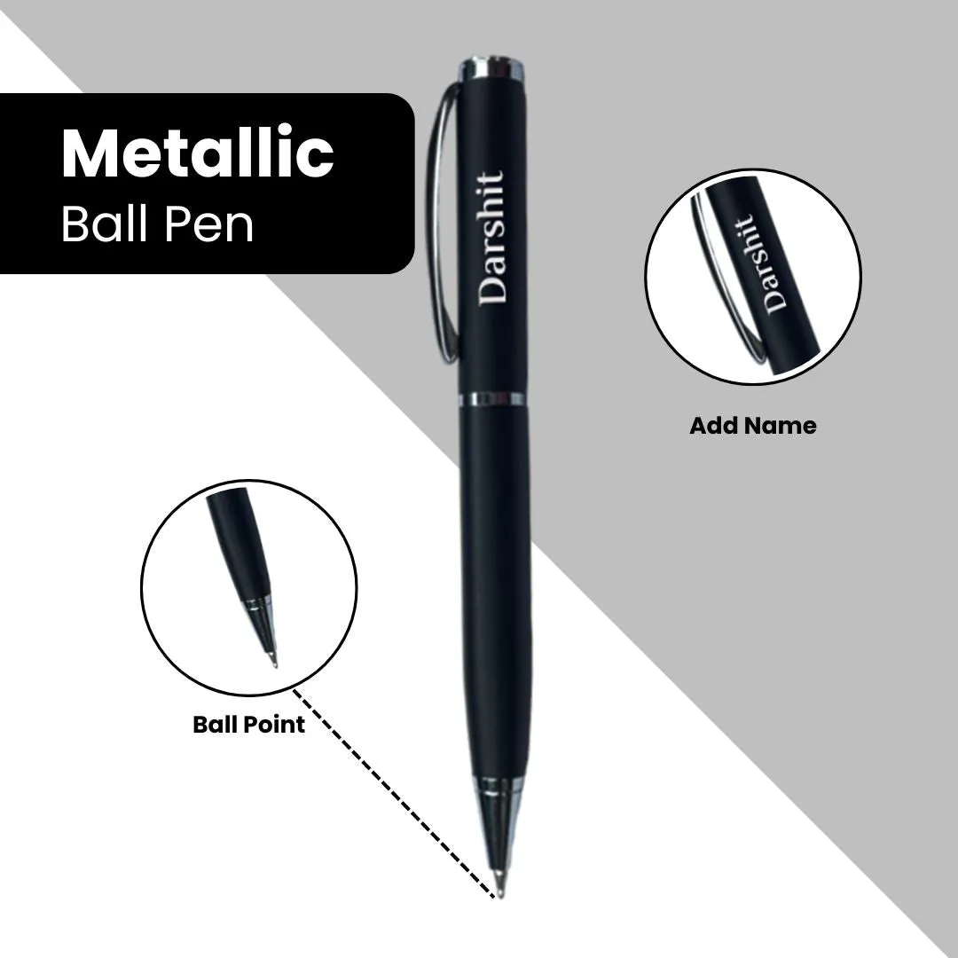 Personalized Wallet & Pen Set with Charm - Elegant Gifts for Men