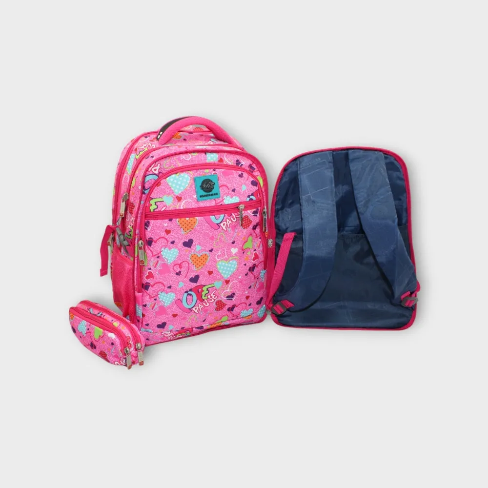 Pinkish 20 Inches School Set
