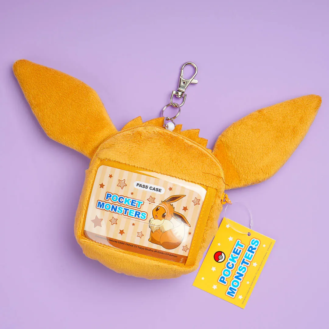 Pokemon Fluffy Face Pass Case - Eevee
