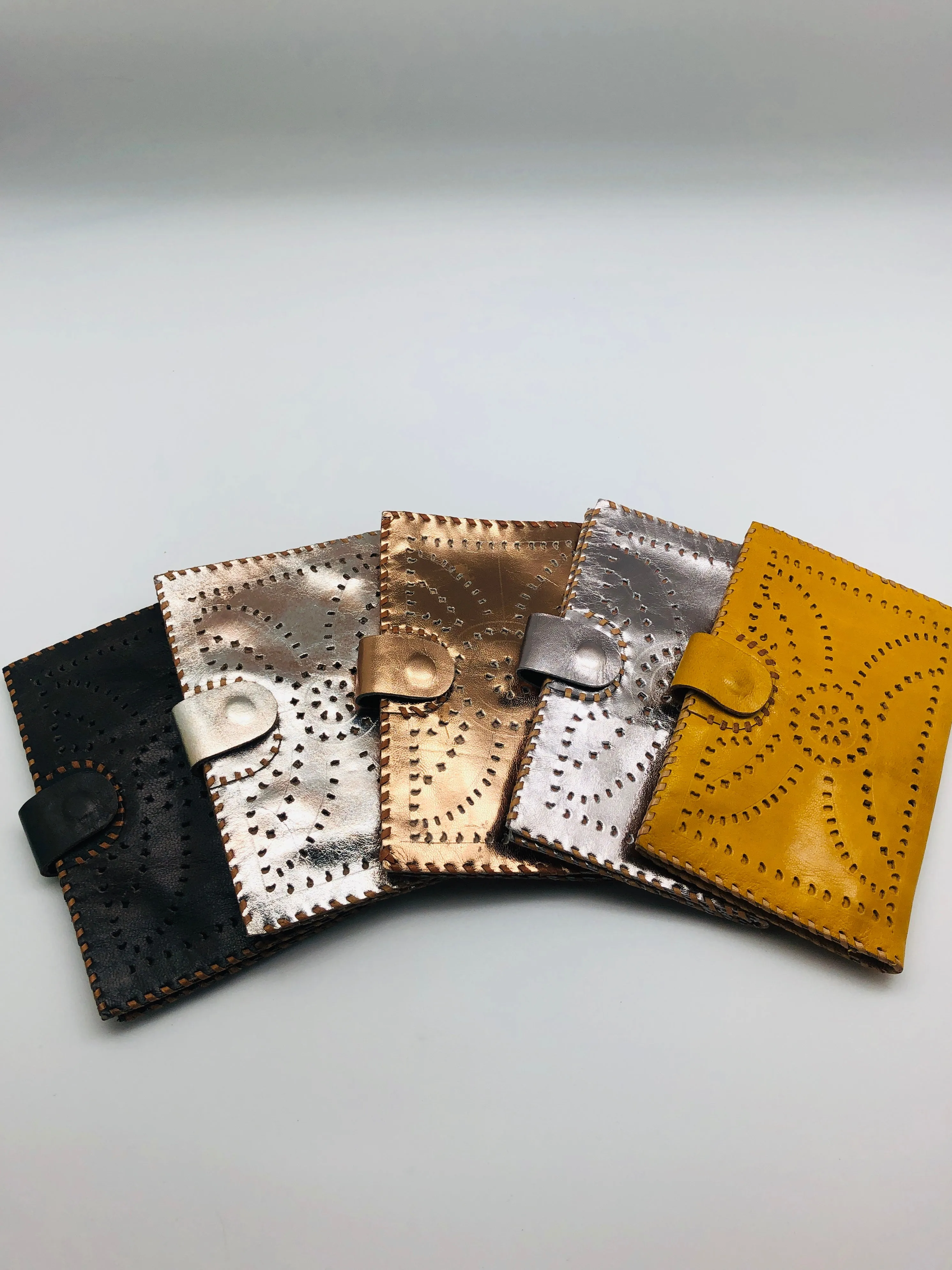 PUNCH LEATHER PASSPORT HOLDER