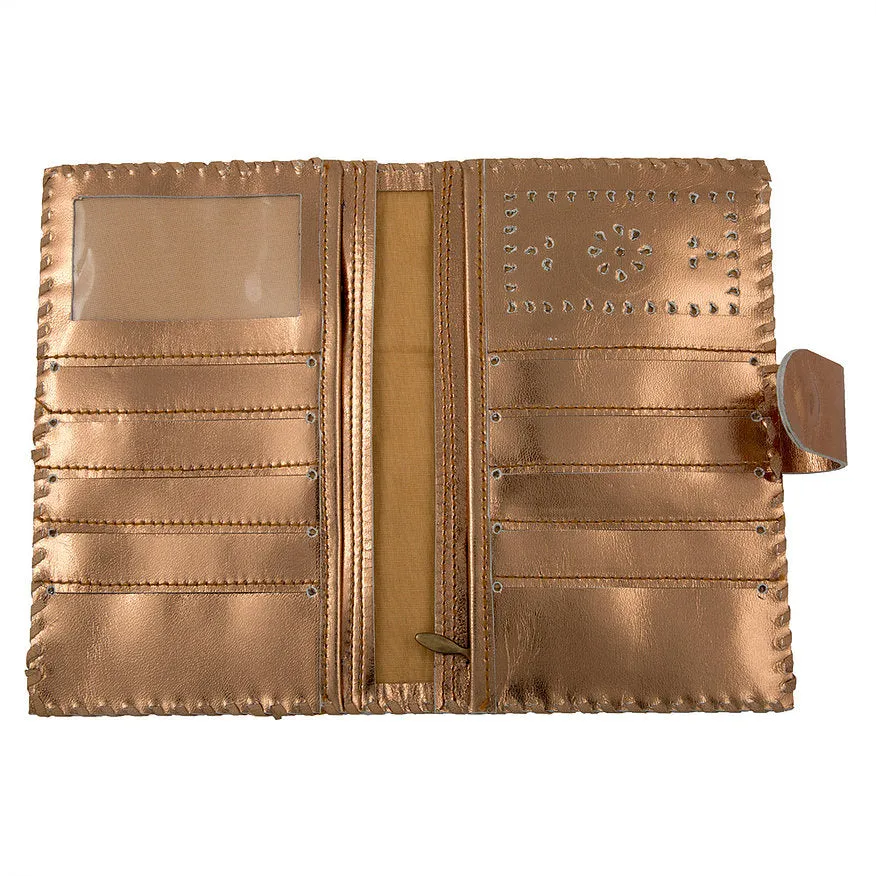 PUNCH LEATHER PASSPORT HOLDER