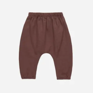 Quincy Mae - Organic Woven Pant - Plum
