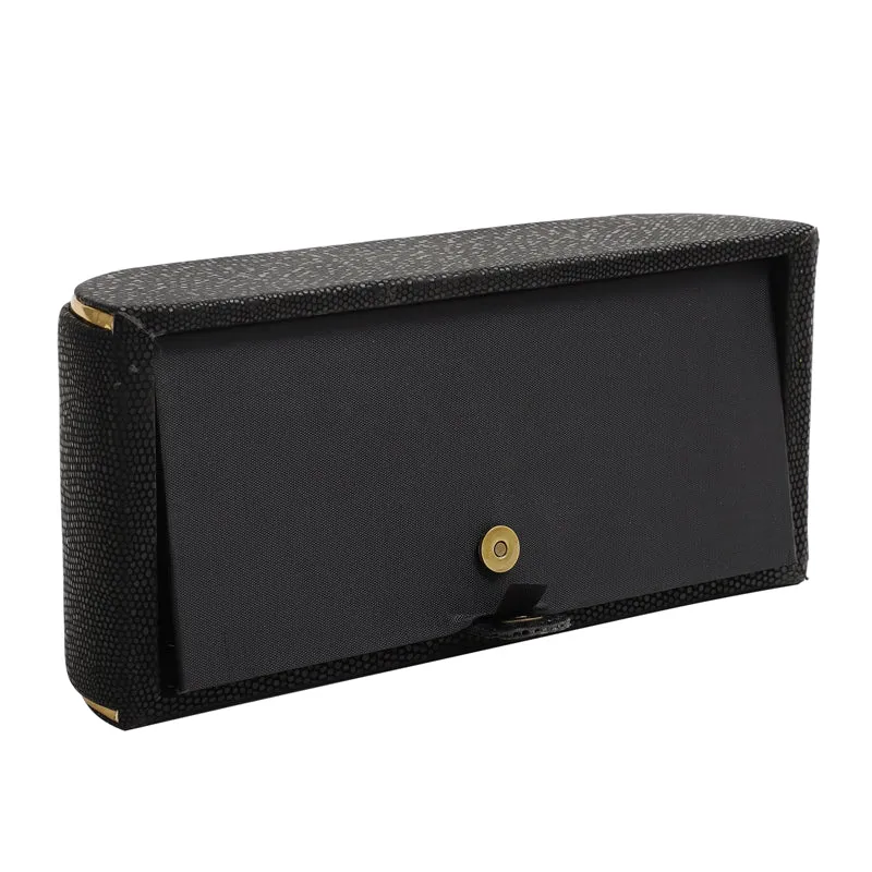 Relca Leather Tissue Box - Black