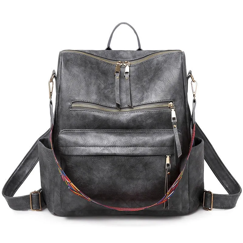 RETRO BAG LARGE CAPACITY BACKPACK WOMEN'S BACKPACK