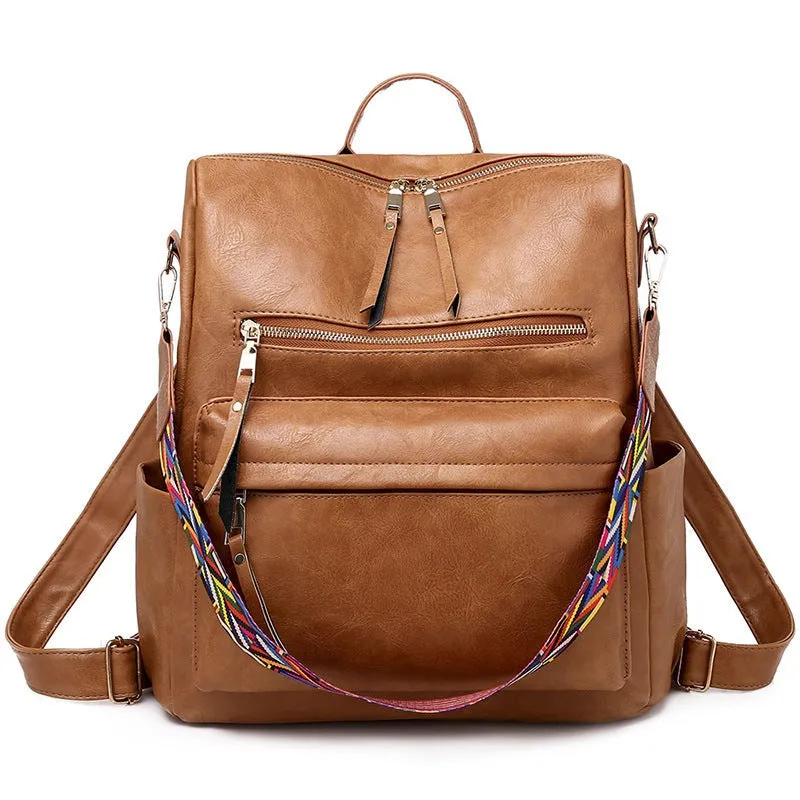 RETRO BAG LARGE CAPACITY BACKPACK WOMEN'S BACKPACK