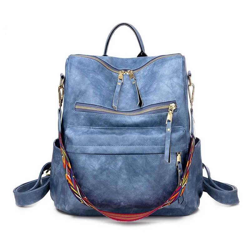 RETRO BAG LARGE CAPACITY BACKPACK WOMEN'S BACKPACK