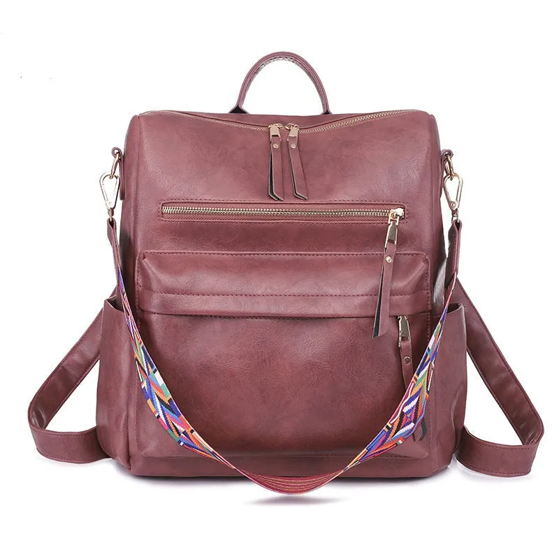 RETRO BAG LARGE CAPACITY BACKPACK WOMEN'S BACKPACK
