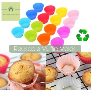 Reusable Silicone Muffin Moulds