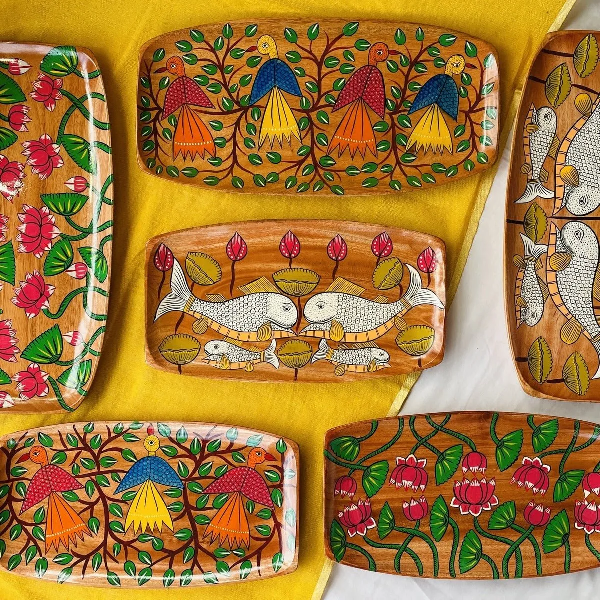 Reva Tray - Eco-Friendly Wooden Craft