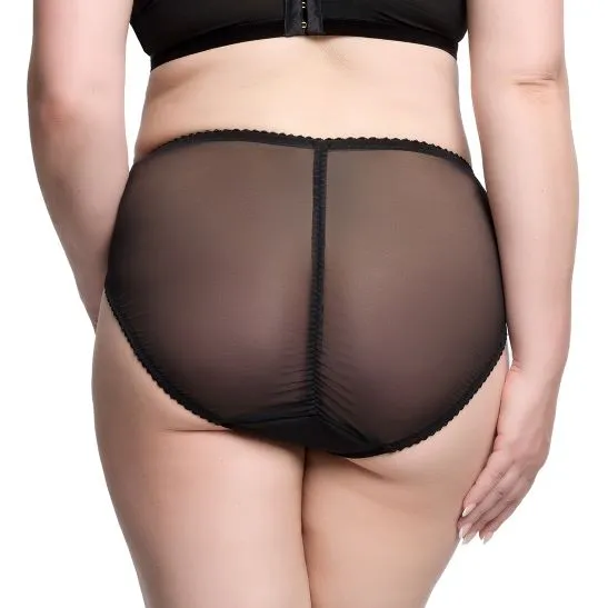 Rosewyn Hi Cut Brief - Black