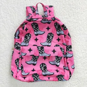 rosy boot printed shoulder bag BA0037