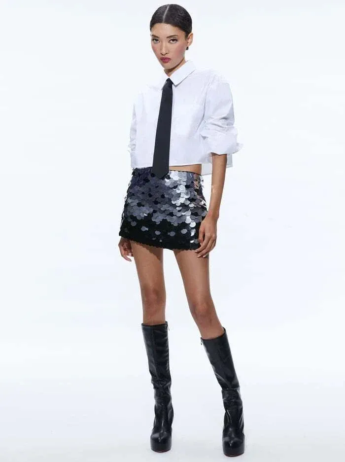 Rubi Sequin Stylish Mini Skirt