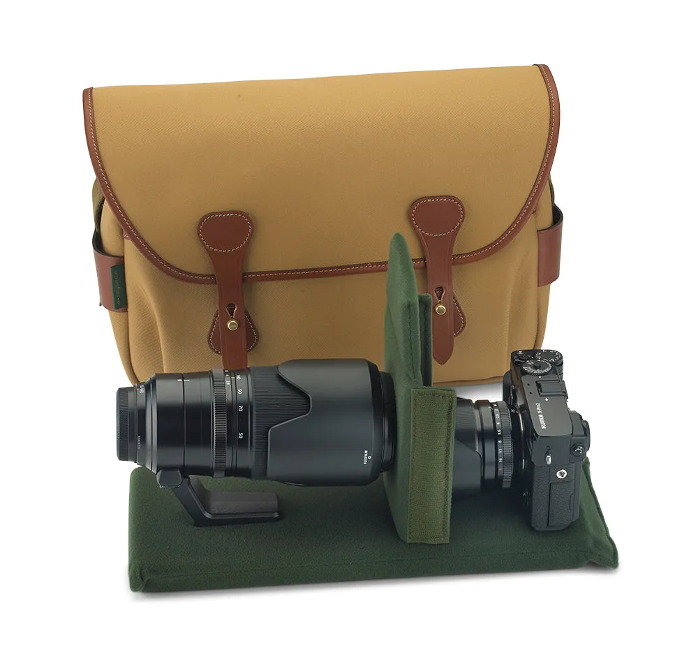 S4 Camera Bag - Black Canvas / Tan Leather