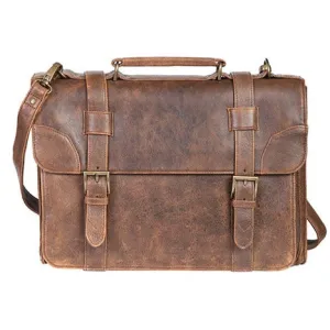 Scully Aero Squadron Lambskin Satchel Brief