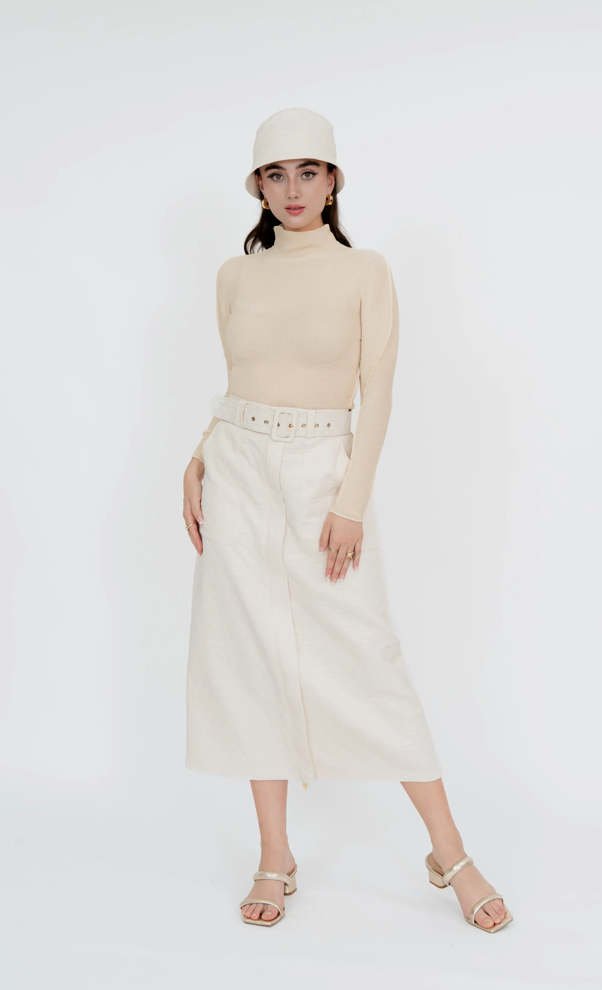 Sepang Jacket and Skirt in Lucent White