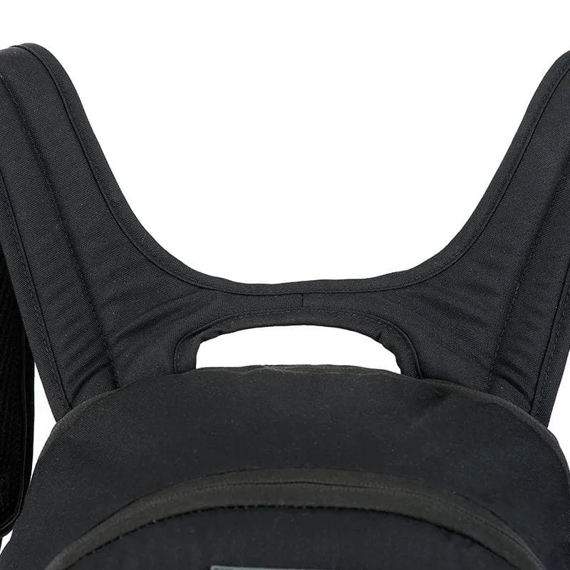 Solar Charger Backpack 35L with Power Bank Charger 6.5W Black