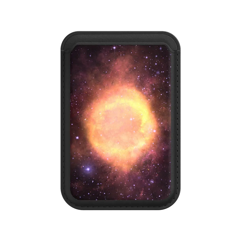 Solar Nebula | Leather Wallet with MagSafe