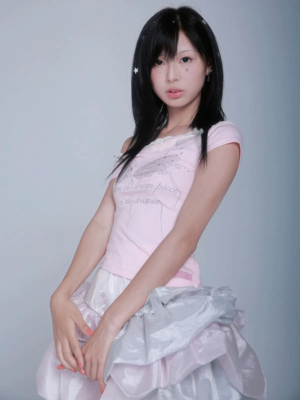 Starry Twinkle Poem Crop Top
