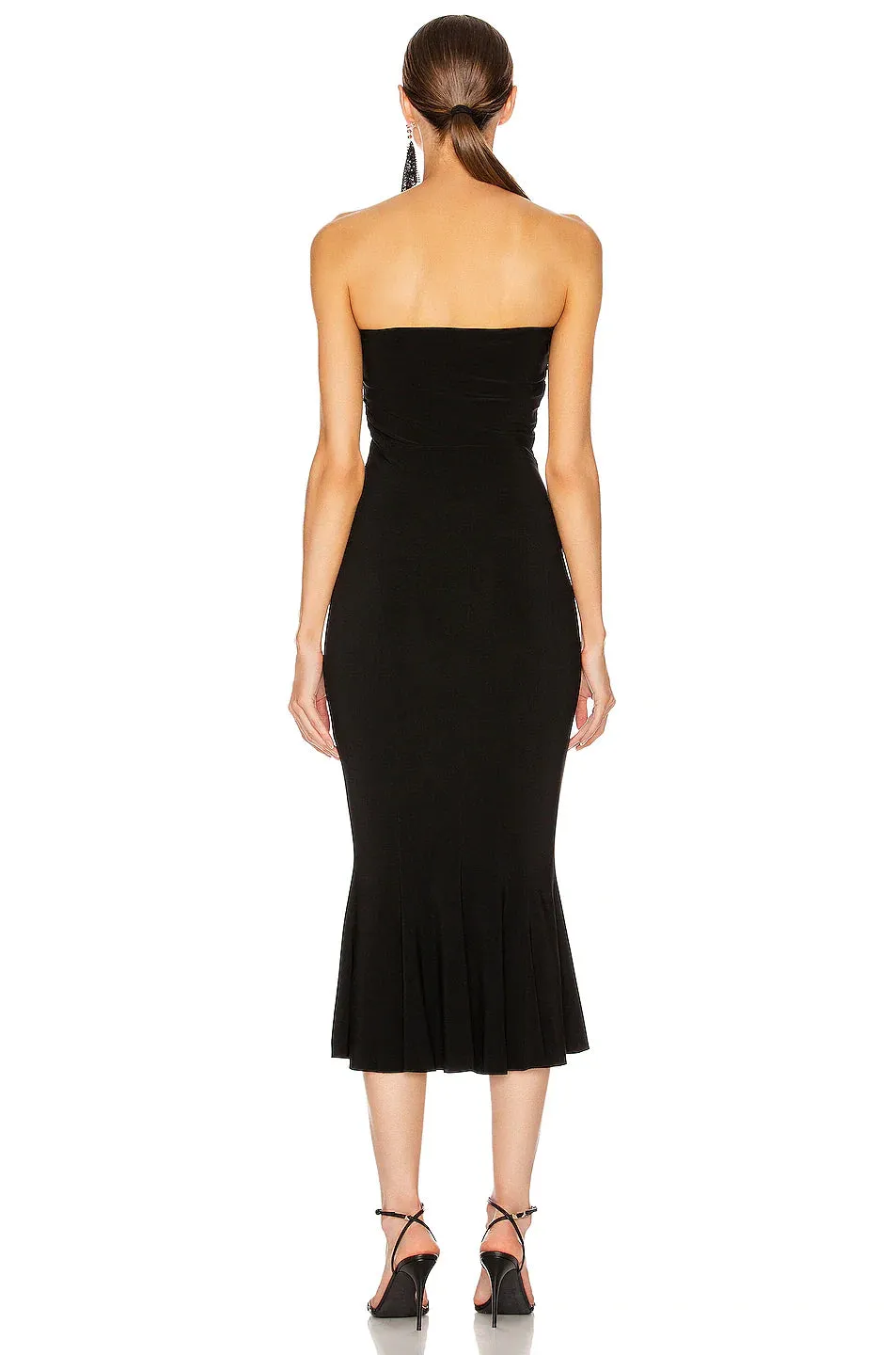 Strapless Fishtail Stylish Dress To Midcalf