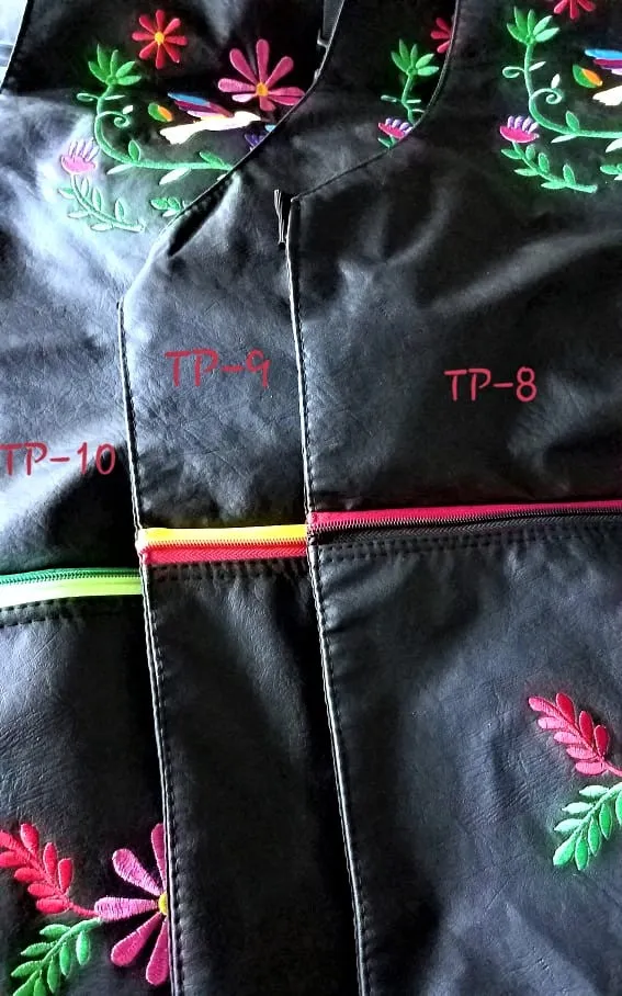 Stylish Embroidered  Vinyl Apron