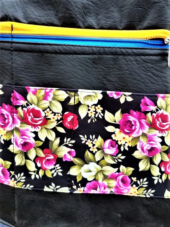 Stylish Embroidered  Vinyl Apron
