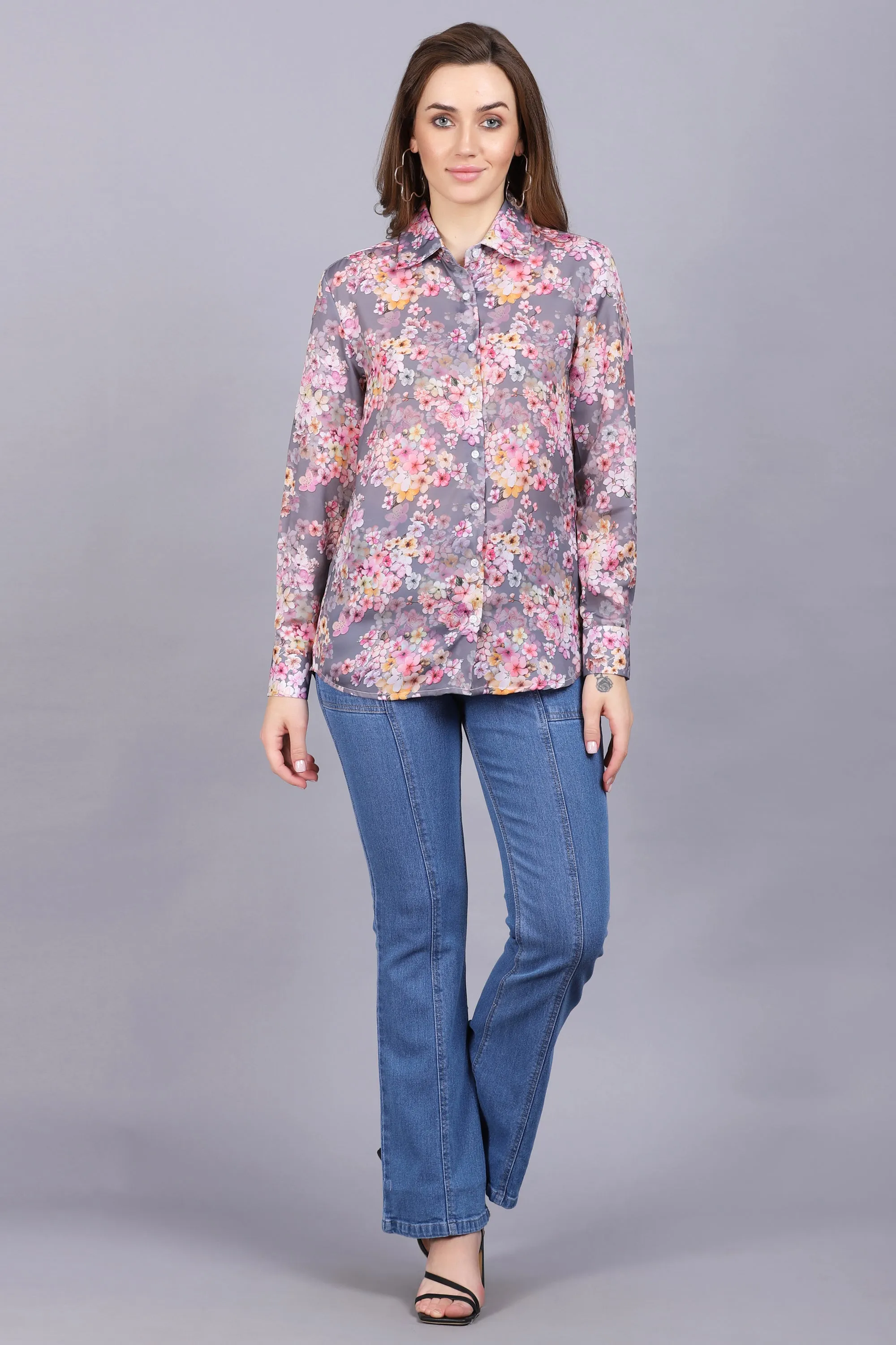 Stylish Floral Shirt For Women